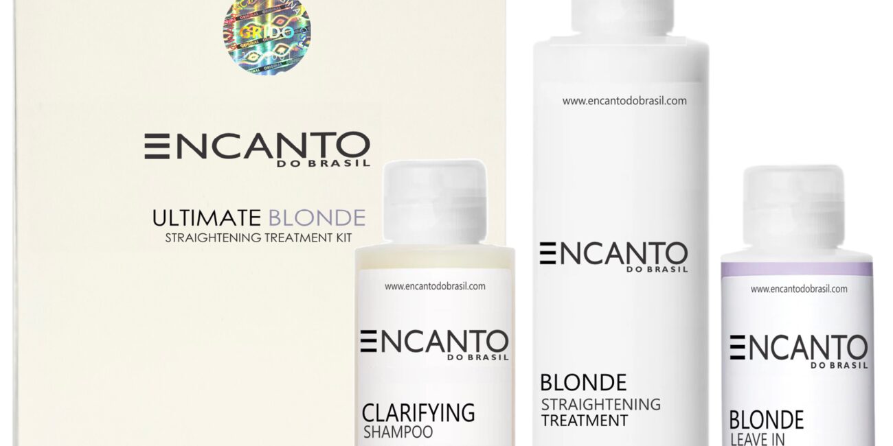 Encanto Ultimate Blonde, zestaw keratyny do włosów blond