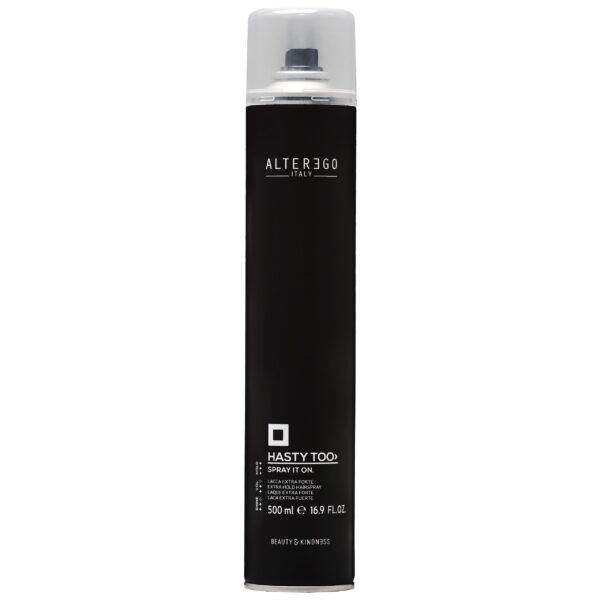 Alter Ego Hasty Too Spray It On Extra Hold - bardzo mocny lakier do włosów, 500ml