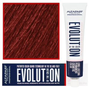 Alfaparf Evolution - wegańska farba do koloryzacji włosów, 60ml 8,66I | Jasny Czerwony Intensywny Blond