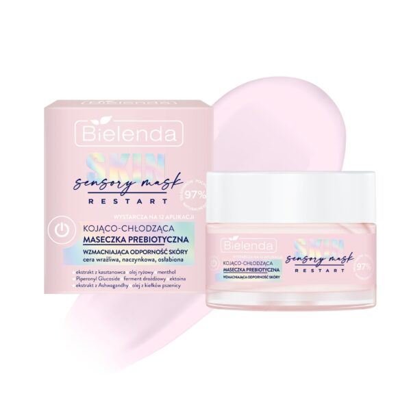 Bielenda SENSORY MASK - maseczka prebiotyczna kojąco- chłodząca, wzmacniająca odporność skóry