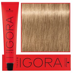 Schwarzkopf Professional Igora Royal - trwała farba do włosów o innowacyjnej formule, 60ml 8-4 | Jasny Blond Beżowy