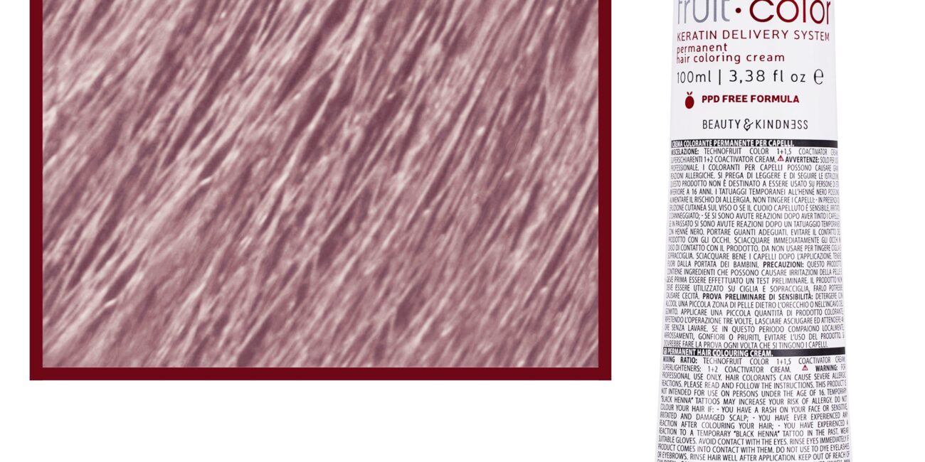 Alter Ego Technofruit Color – farba z keratyną do trwałej koloryzacji włosów, 100ml 10/21 | Platynowy Blond Irys Popielaty