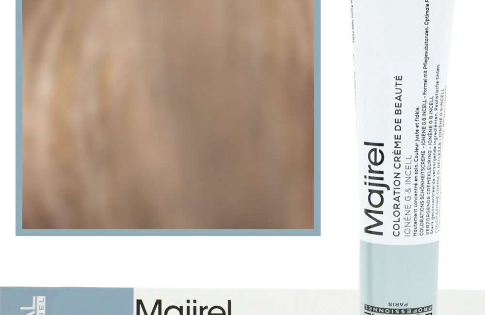 Loreal Majirel - profesjonalna farba do włosów, paleta kolorów, 50ml 8.1 Jasny Blond Popielaty