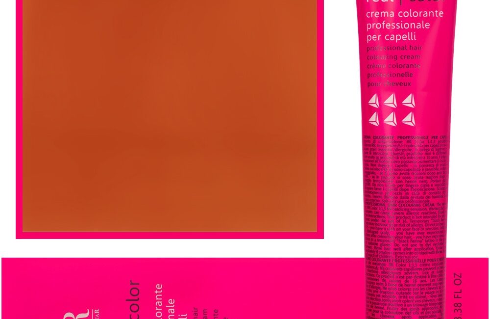 RR Line Farba Crema profesjonalna farba do włosów 100ml 7.44 | Średni Blond Intensywnie Miedziany