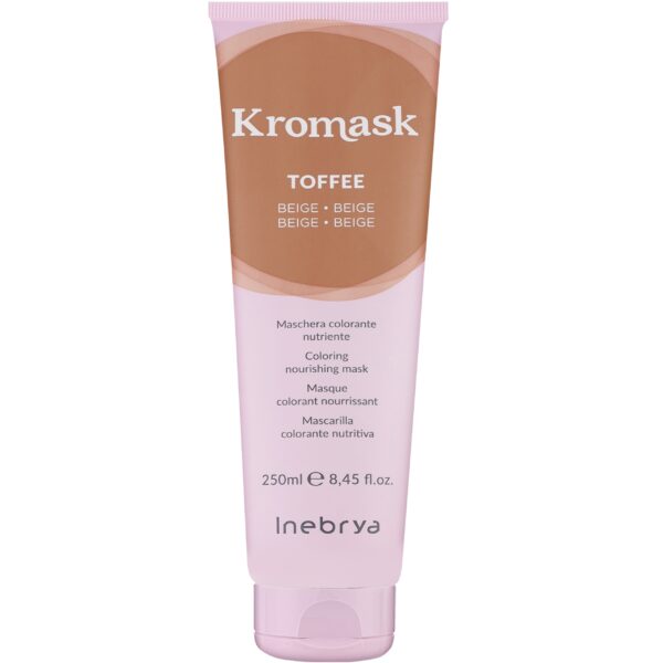 Inebrya Kromask - maska koloryzująca do włosów, różne kolory, 250ml Toffee | Beżowy