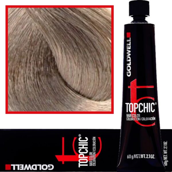Goldwell Topchic - profesjonalna farba do włosów, 60ml 9-NN Ekstra Mocny Bardzo Jasny Naturalny Blond