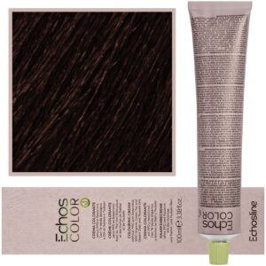 Echosline Echos Color Colouring Cream - wegańska farba do włosów, 100ml 6,72 | Ciepły Brązowy Ciemny Blond