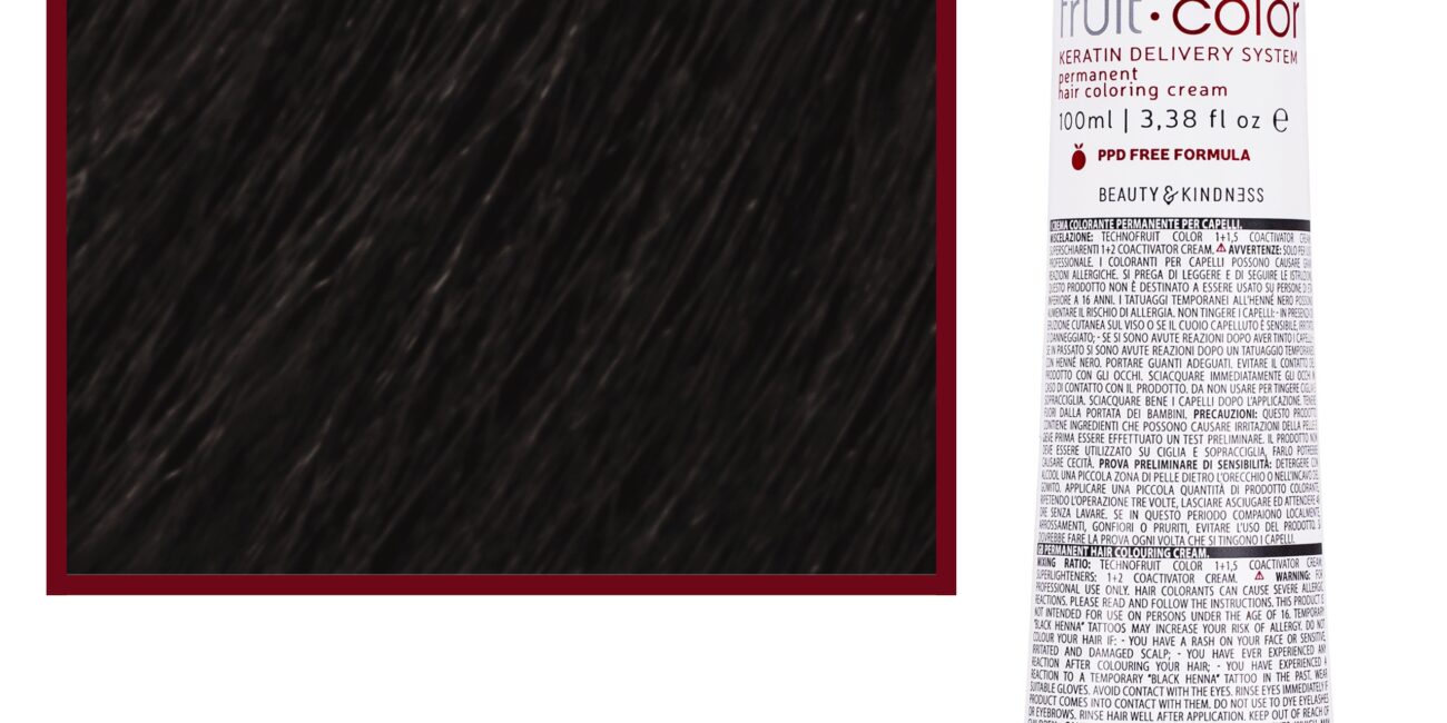 Alter Ego Technofruit Color – farba z keratyną do trwałej koloryzacji włosów, 100ml 6/17 | Ciemny Blond Popielaty