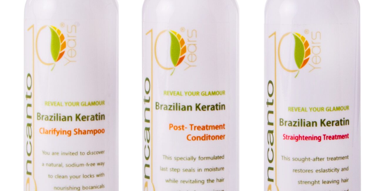Encanto keratyna - zestaw do keratynowego prostowania włosów, 3x100ml