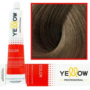 Alfaparf Yellow - trwała farba do włosów z aloesem i kiełkami pszenicy, 100ml 8,31 | Jasny Złoty Popielaty Blond