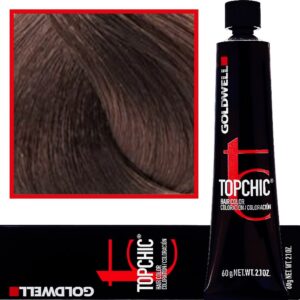 Goldwell Topchic - profesjonalna farba do włosów, 60ml 6-NN Ekstra Mocny Ciemny Naturalny Blond
