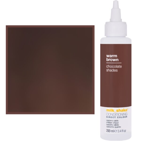 Milk Shake Direct Colour - Toner do koloryzacji włosów, 200ml WARM BROWN || Ciepły Brąz