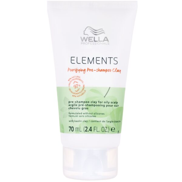 Wella Elements Purifying Pre-shampoo Clay – oczyszczająca glinka do skóry głowy, 70 ml