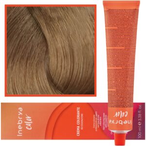 Inebrya Color - farba krem koloryzujący do włosów, 100ml 8/0 | Jasny Blond
