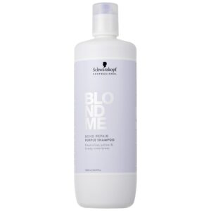 Schwarzkopf BlondMe Bond Repair Purple - fioletowy szampon do włosów blond, 1000ml