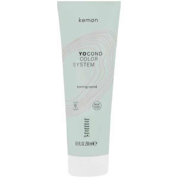 Kemon Yo Cond Color System Toning Conditioner - koloryzująca odżywka do włosów, 250ml Rosa | Różowy
