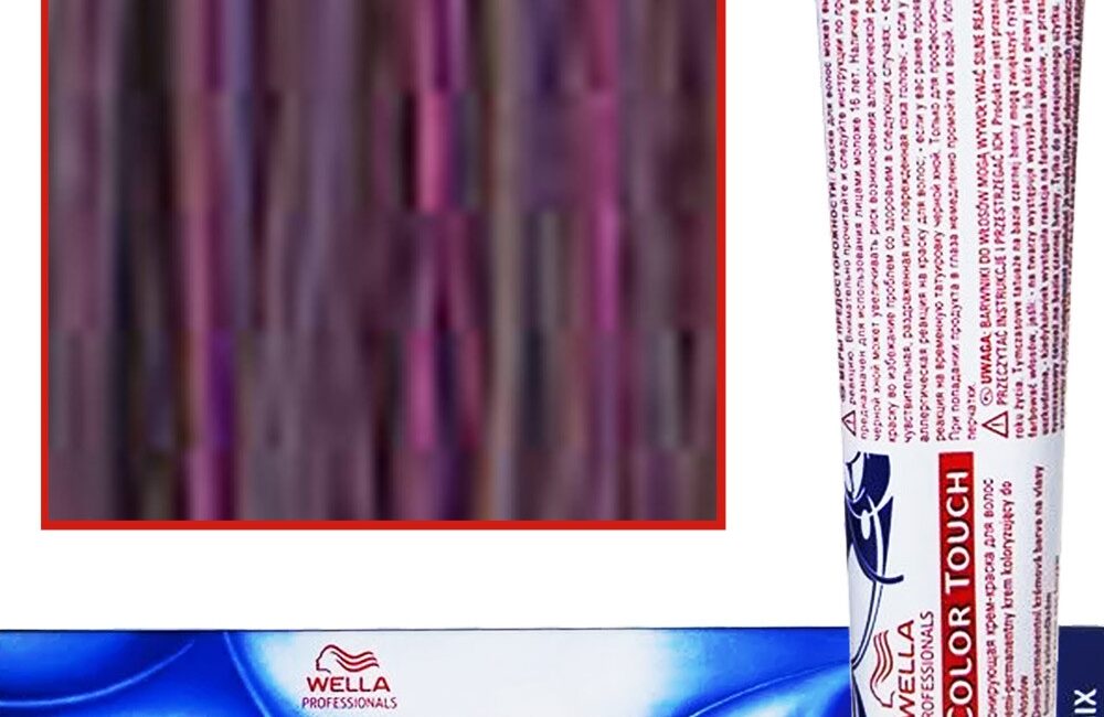 WELLA COLOR TOUCH profesjonalna farba do włosów 60 ml 0/68 Fioletowo-Niebieski