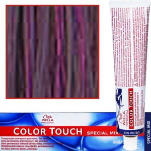 WELLA COLOR TOUCH profesjonalna farba do włosów 60 ml 0/68 Fioletowo-Niebieski