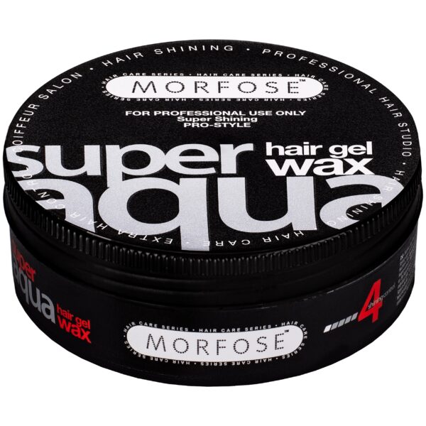 Morfose Super Aqua Hair Gel Wax Super Shining – żelowy wosk nabłyszczający, mocny 150ml
