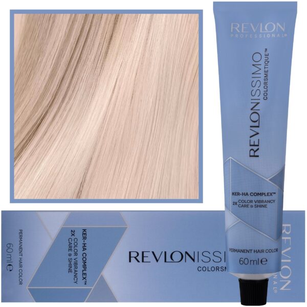Revlon Revlonissimo Colorsmetique - kremowa farba do włosów, 60ml 10,2 | Najjaśniejszy Opalizujący Blond