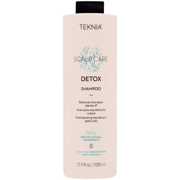 Lakme Teknia Scalp Care Detox Shampoo - micelarny szampon przeciwłupieżowy do włosów, 1000ml