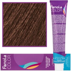 Fanola Crema Color farba - profesjonalny krem koloryzujący, 100 ml 7.13 | Średni Beżowy Blond