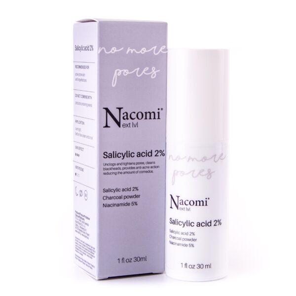 Nacomi Next Level Salicylic Acid 2% - serum złuszczające z kwasem salicylowym, 30ml