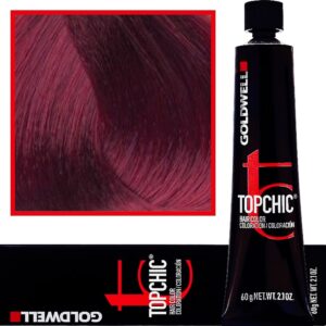 Goldwell Topchic - profesjonalna farba do włosów, 60ml 6-VV-MAX Jaskrawy Fiolet