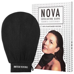 Sister Young Nova Body Glove - rękawica do mycia ciała, różne kolory Black | Czarny