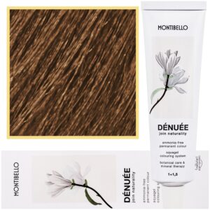 Montibello Denuee – naturalna wegańska farba do włosów bez amoniaku, 60 ml 7,31 | Złoto-Popielaty Blond
