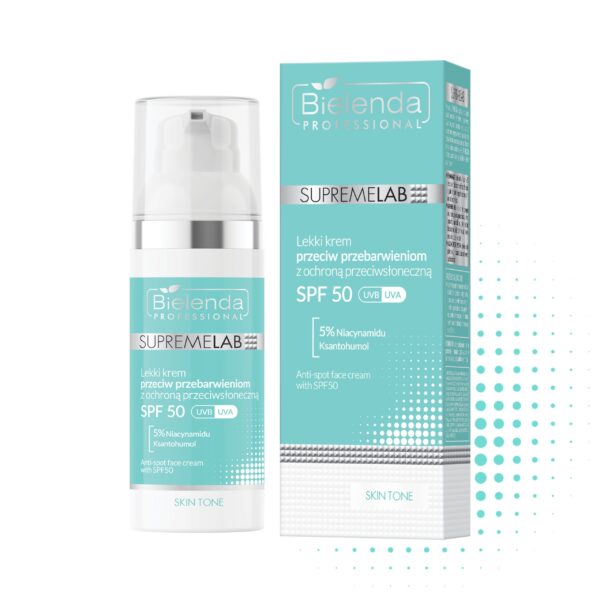 Supremelab Krem przeciw przebarwieniom z SPF50 UVA/UVB