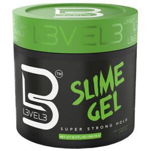 L3VEL3 Slime Gel - bardzo mocny żel do stylizacji włosów, 500ml