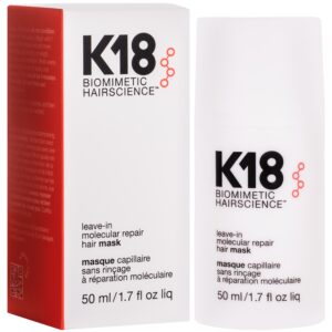 K18 Leave-in Molecular Repair Hair Mask - odbudowująca maska bez spłukiwania, 50ml
