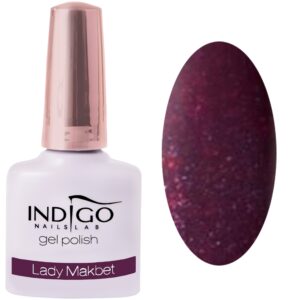 Indigo Gel Polish lakier hybrydowy, kolory 7ml Lady Makbet