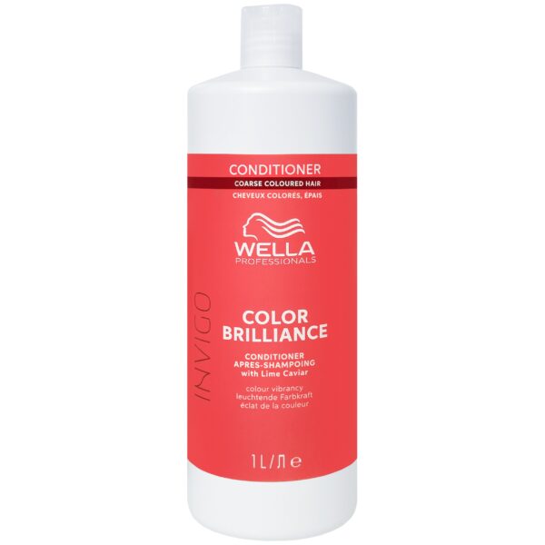 Wella Invigo Color Brilliance Conditioner - odżywka do włosów grubych, 1000ml