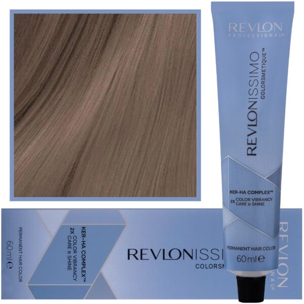 Revlon Revlonissimo Colorsmetique - kremowa farba do włosów, 60ml 8,21 | Jasny Blond Opalizująco-Popielaty