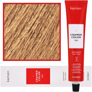Kemon Cramer Color – kremowa farba do włosów z olejem kokosowym, 100ml 10,24 | Beżowy Miedziany Platynowy