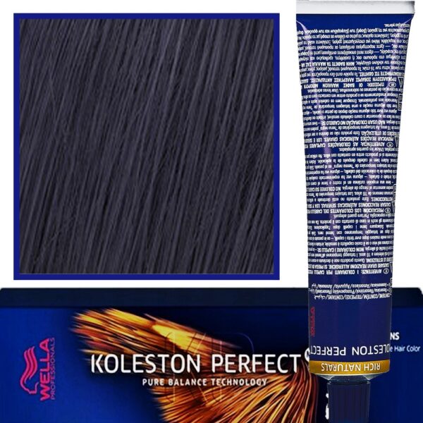 Wella Koleston Perfect Me profesjonalna farba do koloryzacji włosów 60ml 2/8 Perłowy Czarny