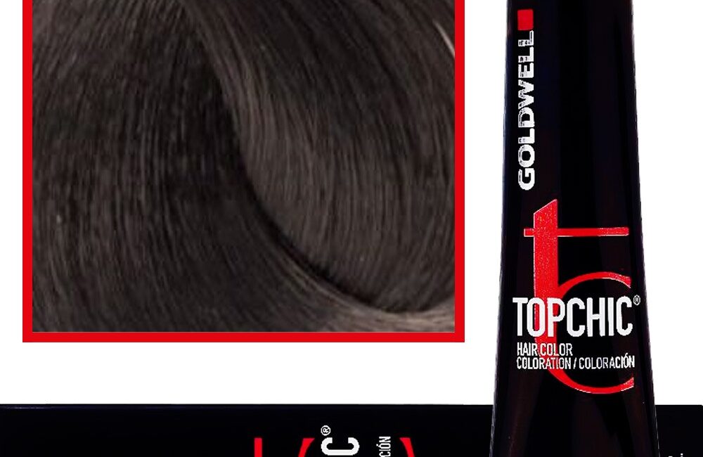 Goldwell Topchic - profesjonalna farba do włosów, 60ml 5-MB Ciemny Nefrytowy Brąz