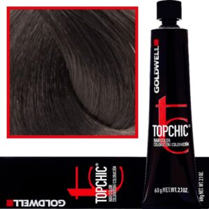 Goldwell Topchic - profesjonalna farba do włosów, 60ml 5-MB Ciemny Nefrytowy Brąz
