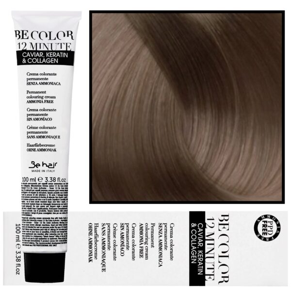 Be Hair Be Color 12 minute - farba do włosów bez amoniaku, 100ml 5,7 | Jasny Kasztanowy Brąz