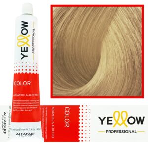 Alfaparf Yellow - trwała farba do włosów z aloesem i kiełkami pszenicy, 100ml 10 | Najjaśniejszy Naturalny Blond