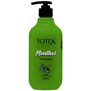Totex Premium Hair Care Menthol – wzmacniający szampon do włosów zniszczonych z mentolem, 500 ml