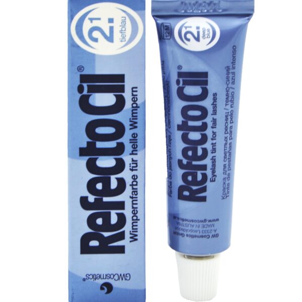 Refectocil henna do brwi i rzęs w żelu 15ml długotrwały efekt podkreślający oprawę oczu 2.1 Głęboki Niebieski