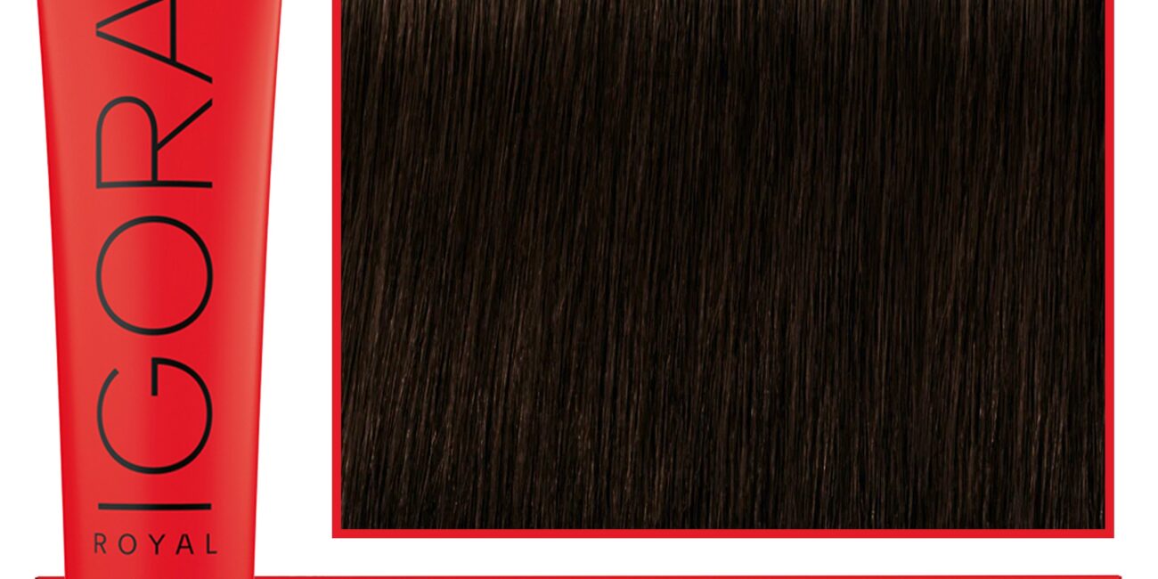 Schwarzkopf Professional Igora Royal - trwała farba do włosów o innowacyjnej formule, 60ml 3-65 | Ciemny Brąz Czekoladowo Złoty