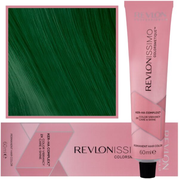 Revlon Revlonissimo Colorsmetique - kremowa farba do włosów, 60ml 700 | Zielony