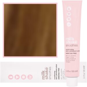 Milk Shake Smoothie Semi-Perm - farba do włosów bez amoniaku 100ml, paleta kolorów 7,33 | 7GG || Intensywny Średni Złocisty Blond