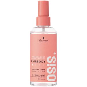 Schwarzkopf OSIS+ HAIRBODY, ekstremalnie lekki spray przygotowujący do stylizacji 200ml