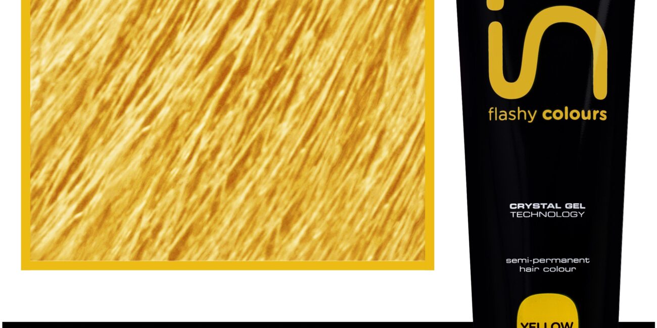 Montibello In Flashy Colours - żel koloryzujący w tęczowych odcieniach, 150ml YELLOW | żółty