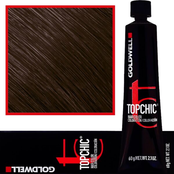 Goldwell Topchic - profesjonalna farba do włosów, 60ml 6NN@CV | Ciemny Blond Extra